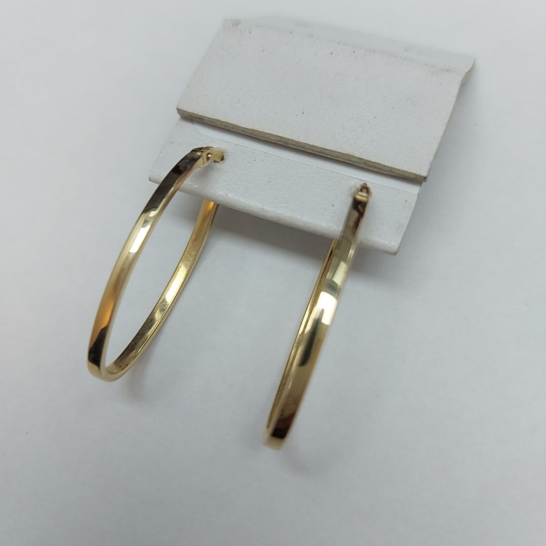 ARETES PAR ORO 14 K 1.8 GRMS (SEMINUEVO)
