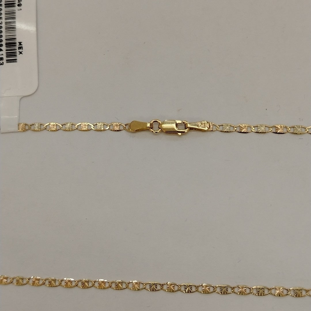 CADENA TEJIDO MARINERO 3.81GR 60 CM (NUEVO)