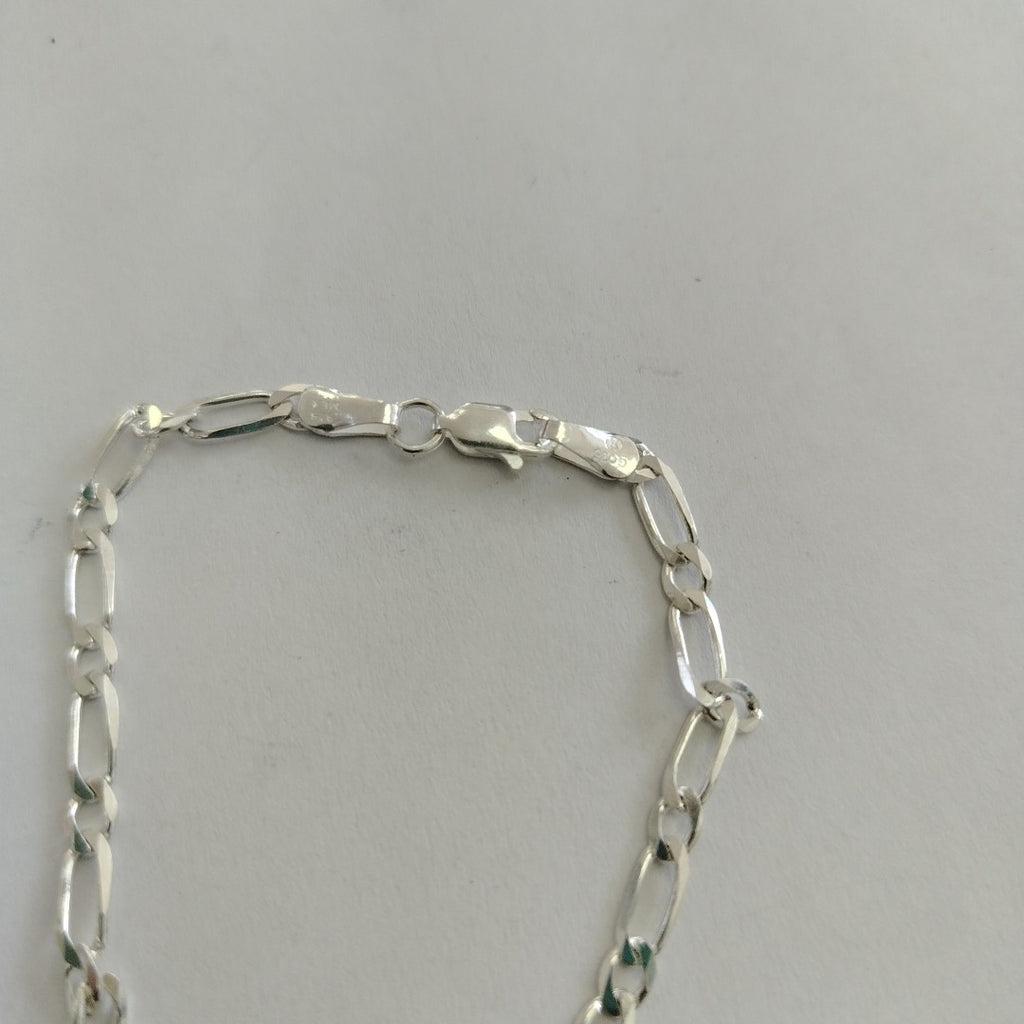 PULSERA TEJIDO 1X1 PLATA .925 18 CM 3.5 GR (NUEVO)