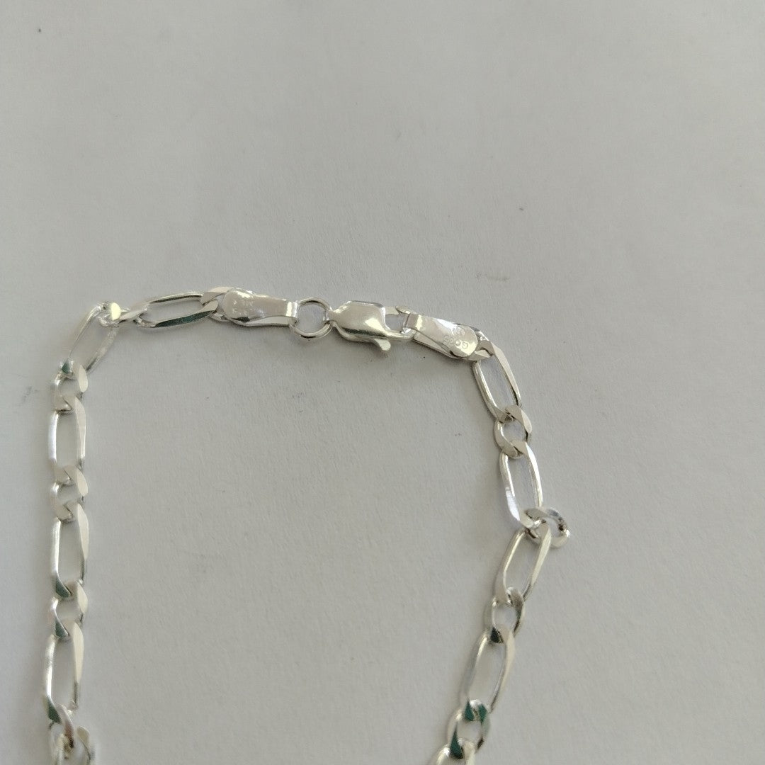 PULSERA TEJIDO 1X1 PLATA .925 18 CM 3.5 GR (NUEVO)