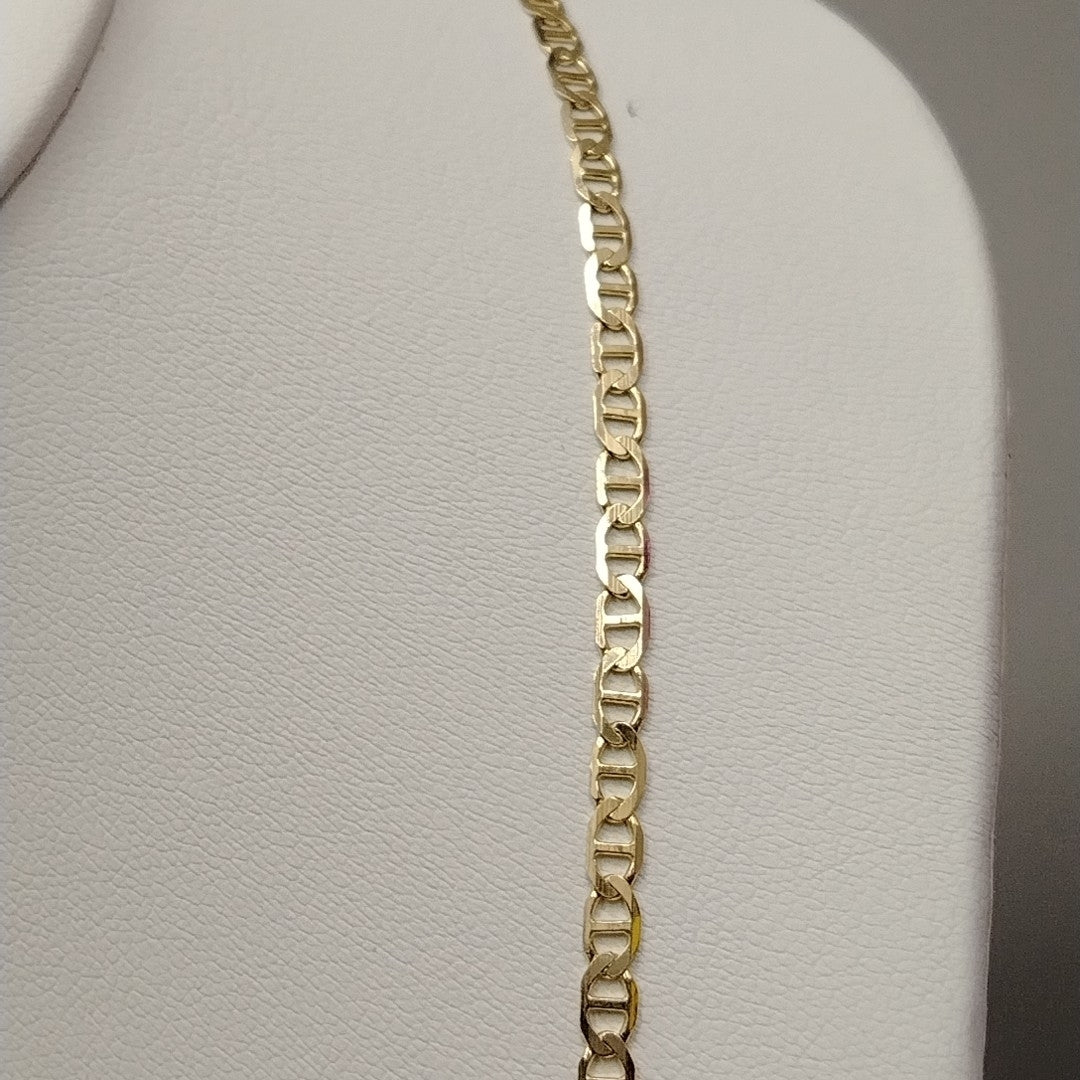 CADENAS TEJIDO MARINERA ORO 14K 60 CM 8.5 GR (NUEVO)