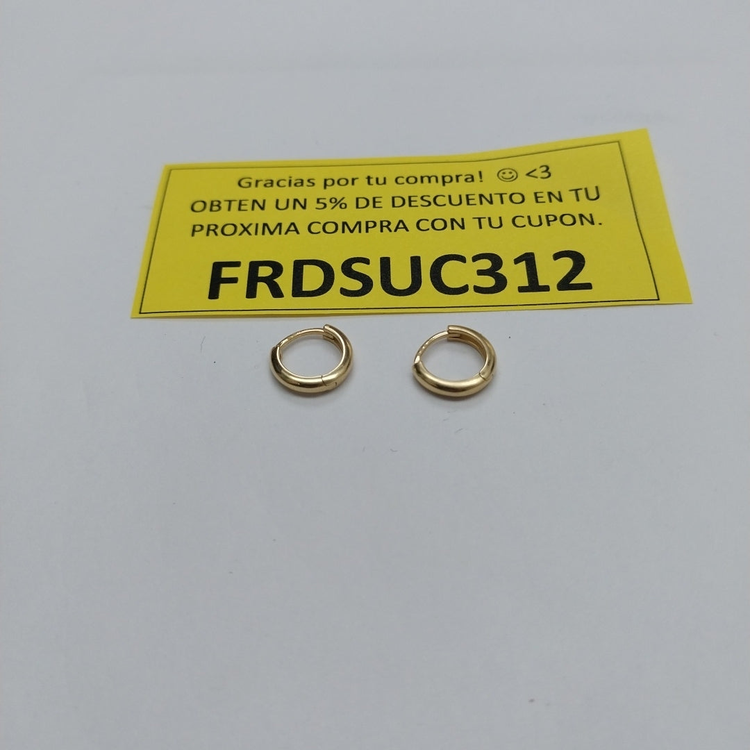 HUGGIES ORO 14K 1.1 (NUEVO)