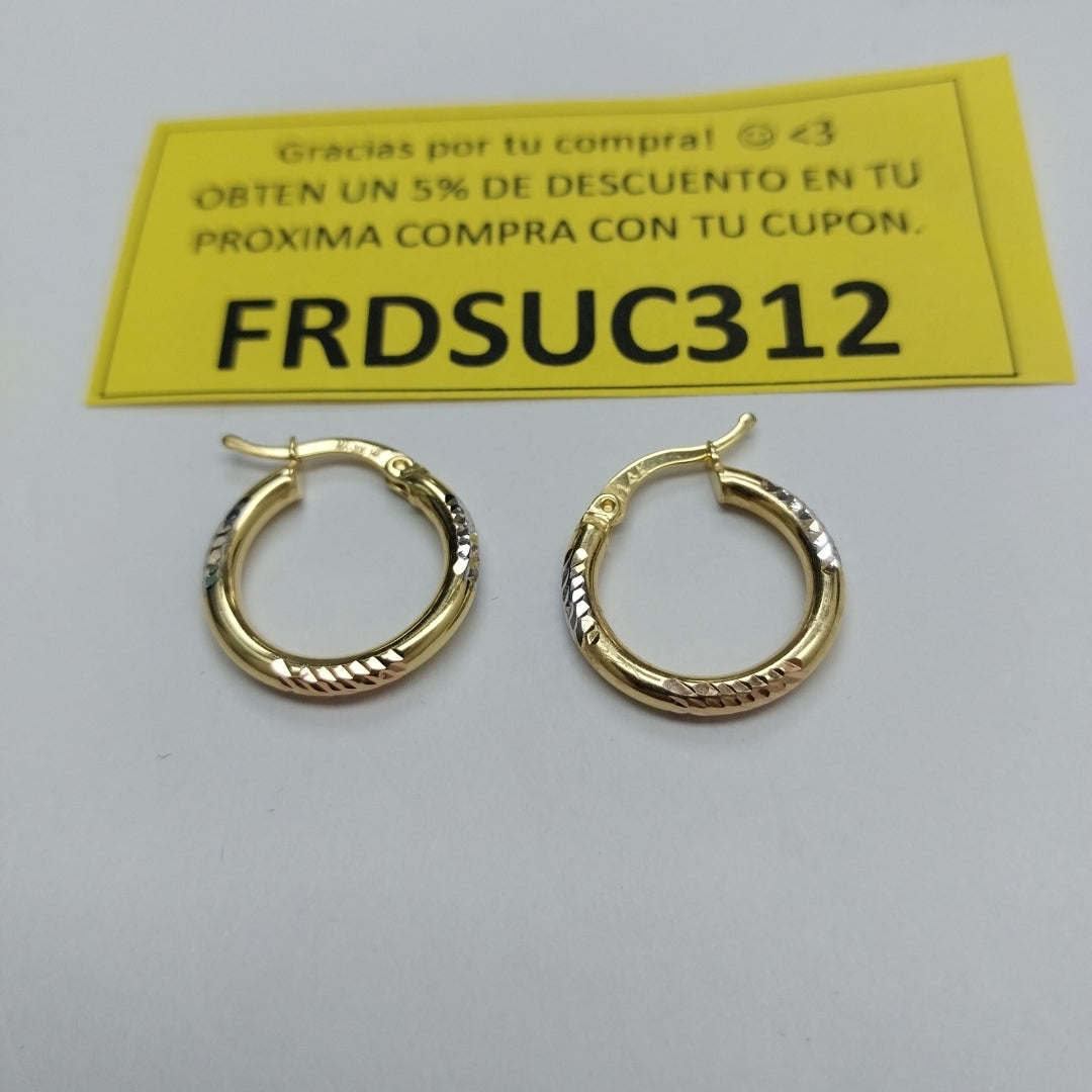 ARRACADAS ORO 14K 1.7 (NUEVO)