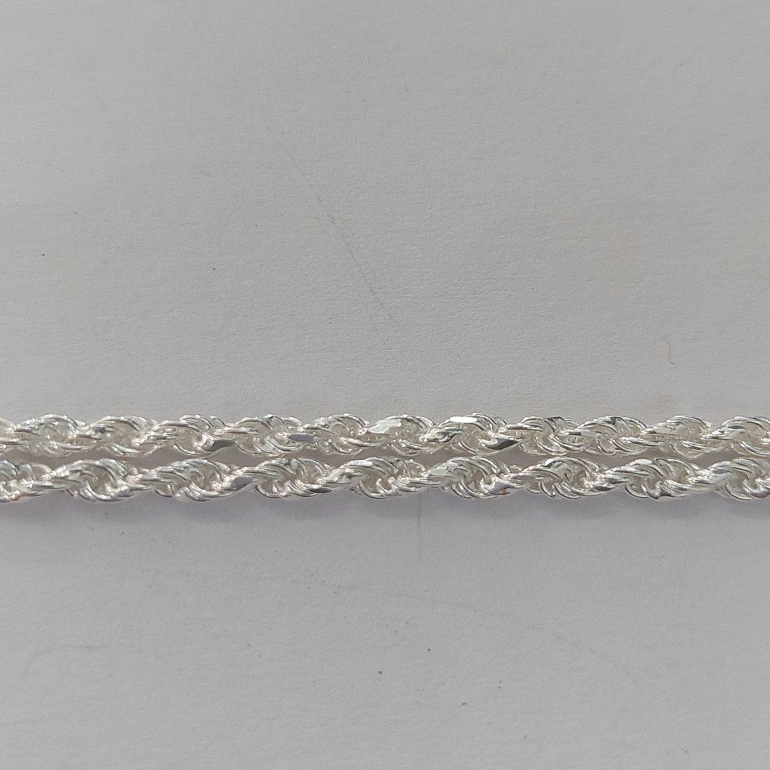 CADENA TORZAL PLATA .925 60 CM 10.52 GR (NUEVO)