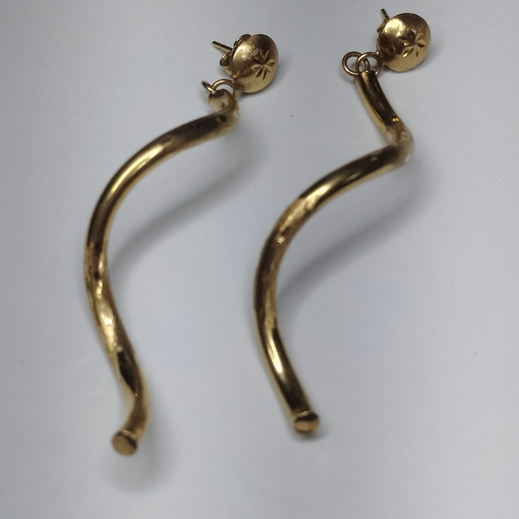 BROQUELES PAR ORO 14 K 3,00 GRMS (SEMINUEVO)