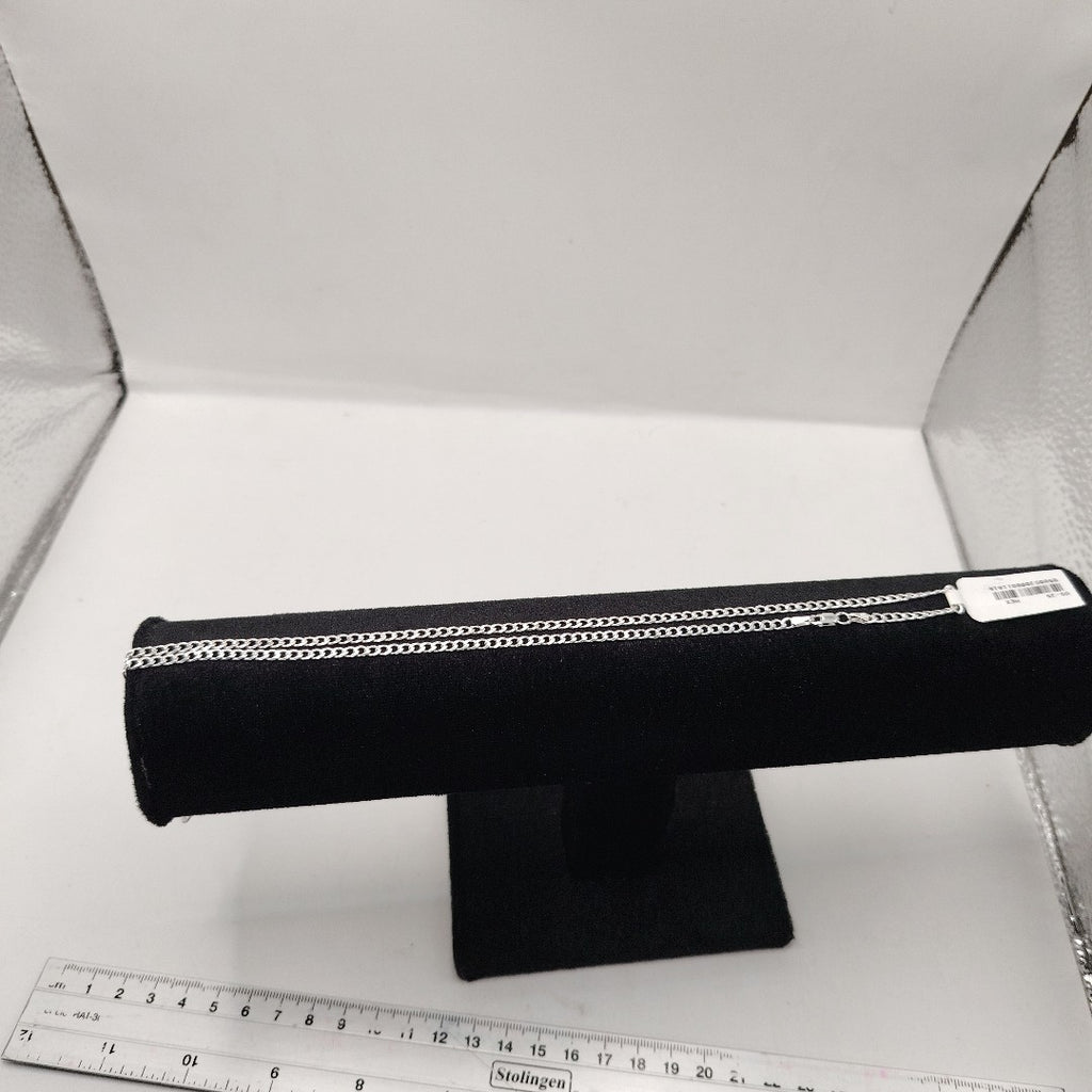 CADENA BARBADA PLATA .925 60 CM 9.32 GR (NUEVO)