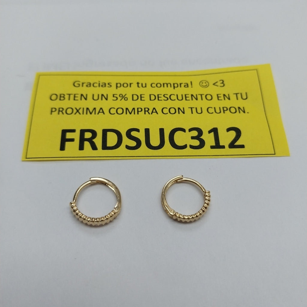 HUGGIES ORO 14K 1.2 (NUEVO)
