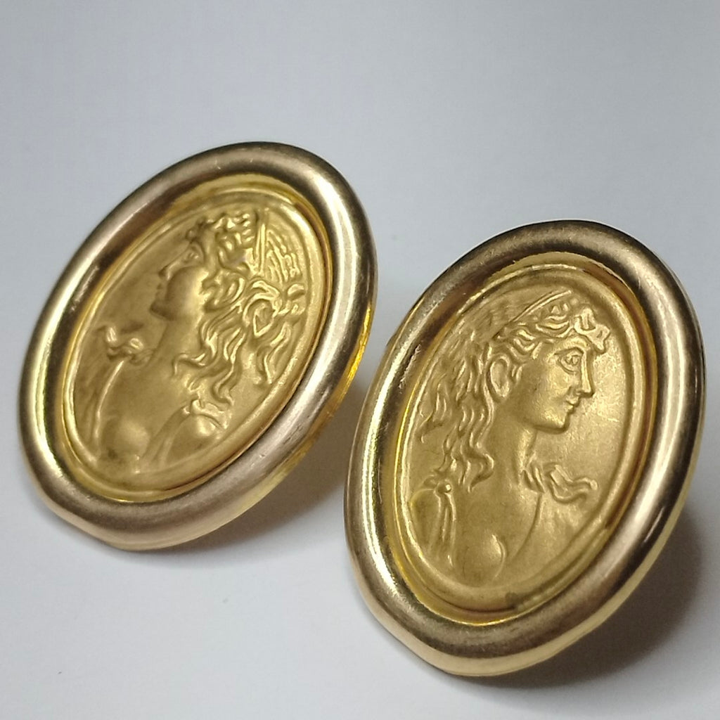 BROQUELES PAR ORO 14 K 5,80 GRMS (SEMINUEVO)