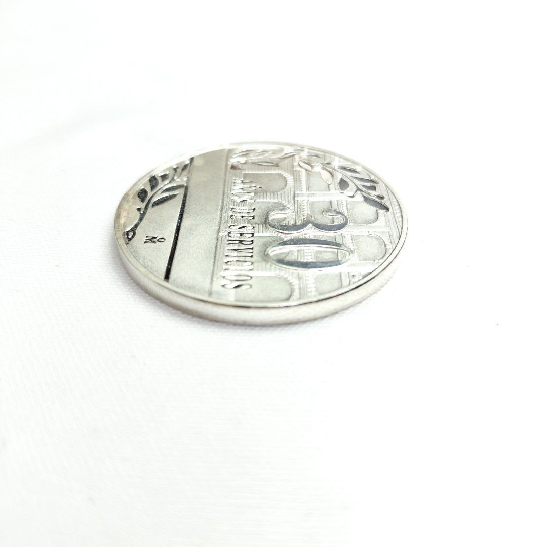 MEDALLA CONMEMORATIVA PLATA 28,10 GRMS (SEMINUEVO)