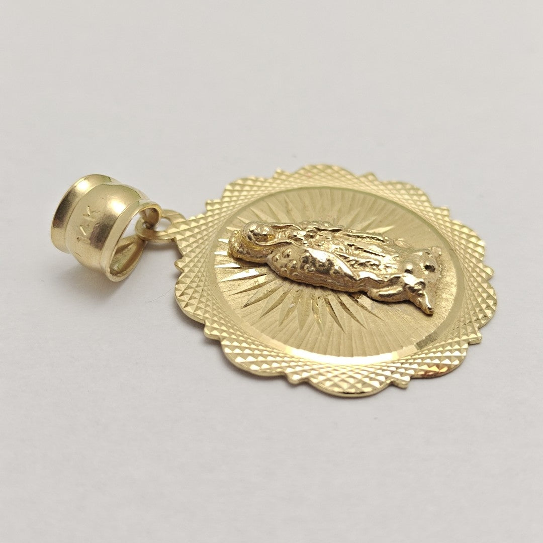 MEDALLA RELIGIOSA ORO 14 K 5,00 GRMS (SEMINUEVO)