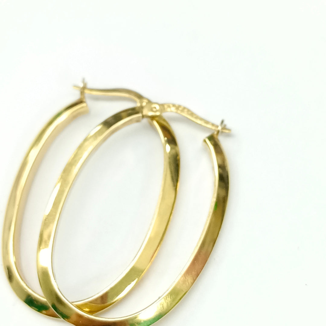 ARRACADAS PAR ORO 14 K 3.4 GRMS (SEMINUEVO)