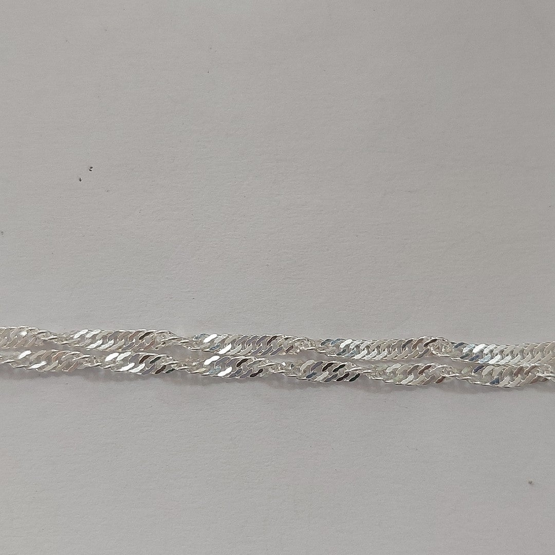 CADENA MEDIO TZL PLATA .925 55 CM 4.12 GR (NUEVO)