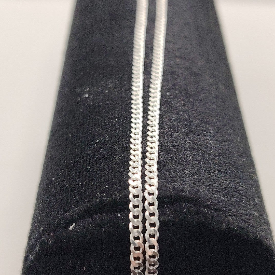 CADENA BARBADA PLATA .925 50 CM 5.03 GR (NUEVO)