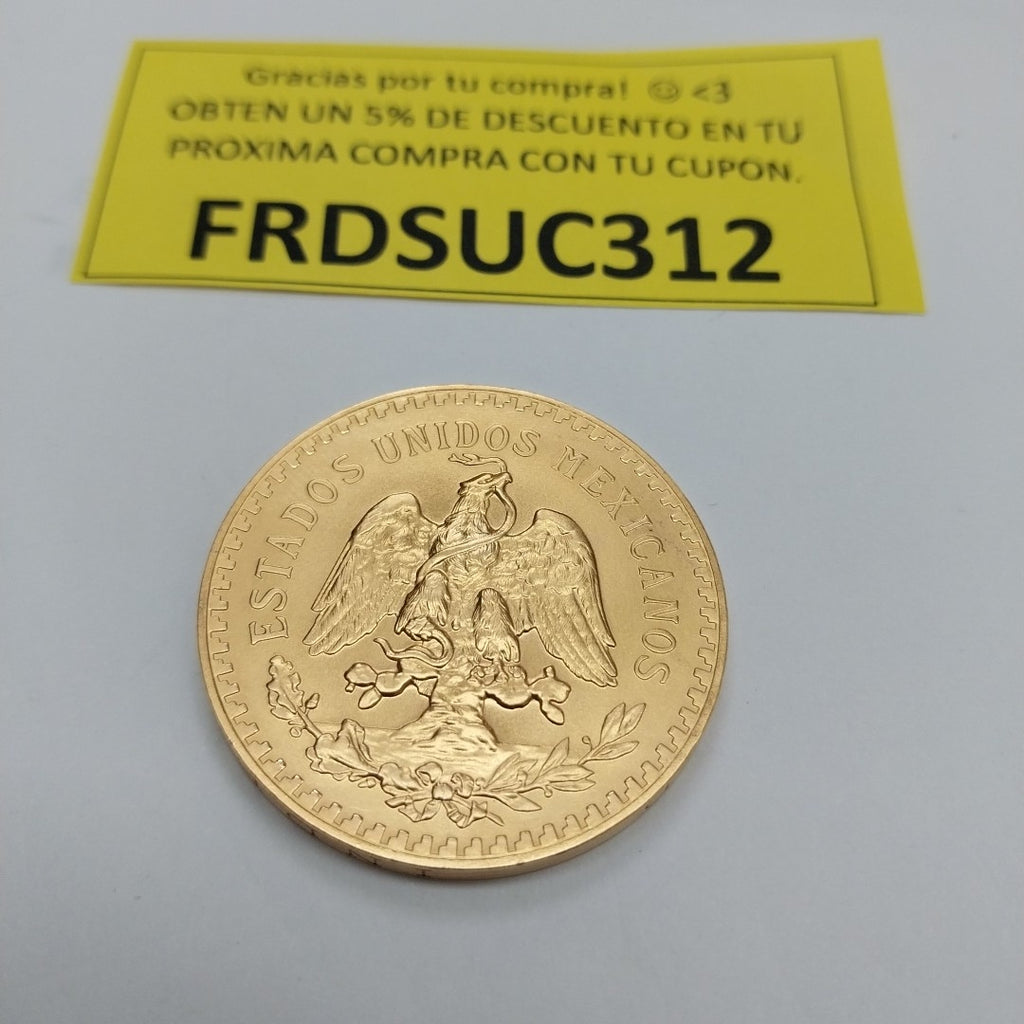 K1 41.6 GRMS 21 K IDENTIFICACIÓN MONEDA NOMINATIVA MATERIALES ORO CANT (SEMINUEVO)