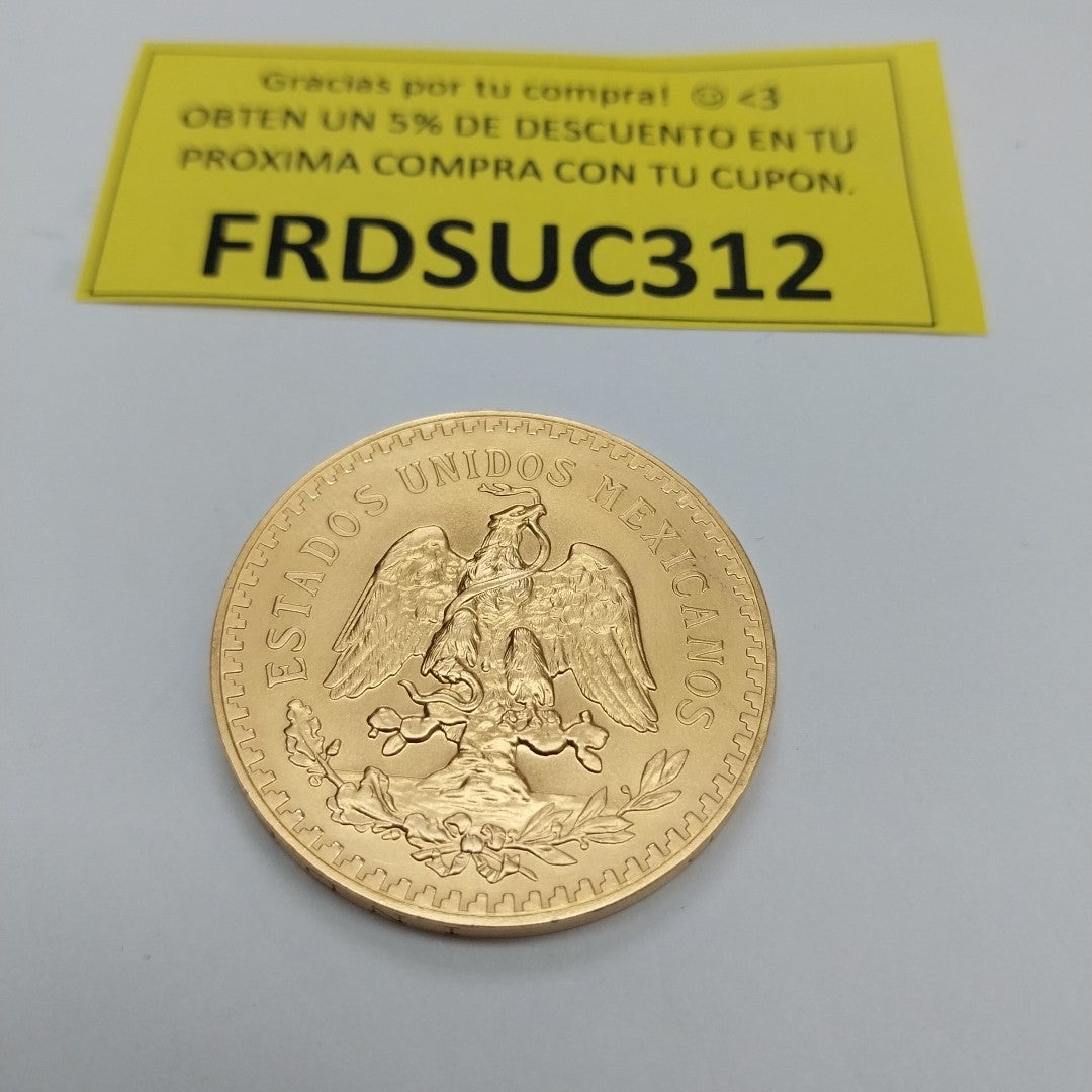 K1 41.6 GRMS 21 K IDENTIFICACIÓN MONEDA NOMINATIVA MATERIALES ORO CANT (SEMINUEVO)