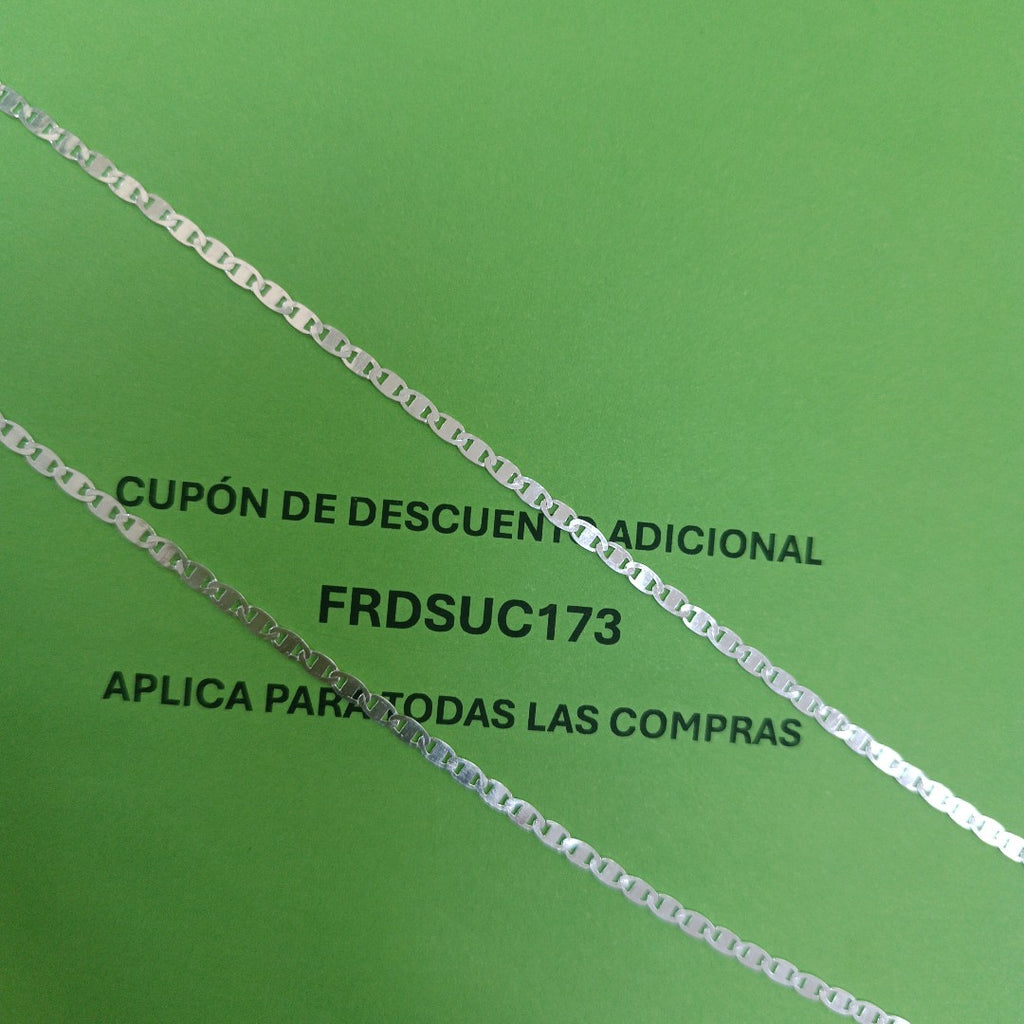 CADENA GUCHI PLATA .925 55 CM 5.22 GR (NUEVO)