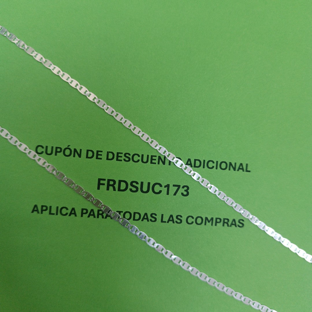 CADENA GUCHI PLATA .925 55 CM 5.22 GR (NUEVO)