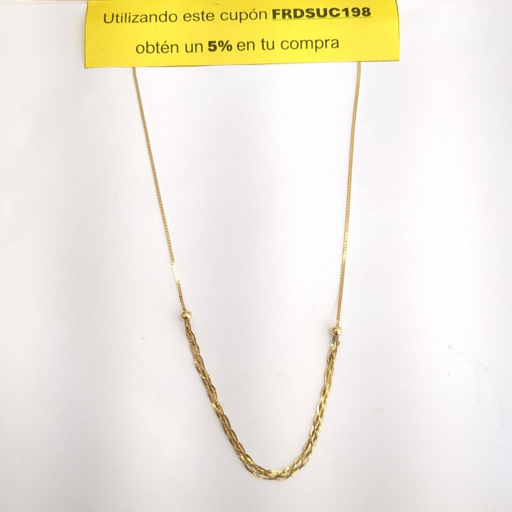 COLLAR ORO 14 K 3,10 GRMS (SEMINUEVO)