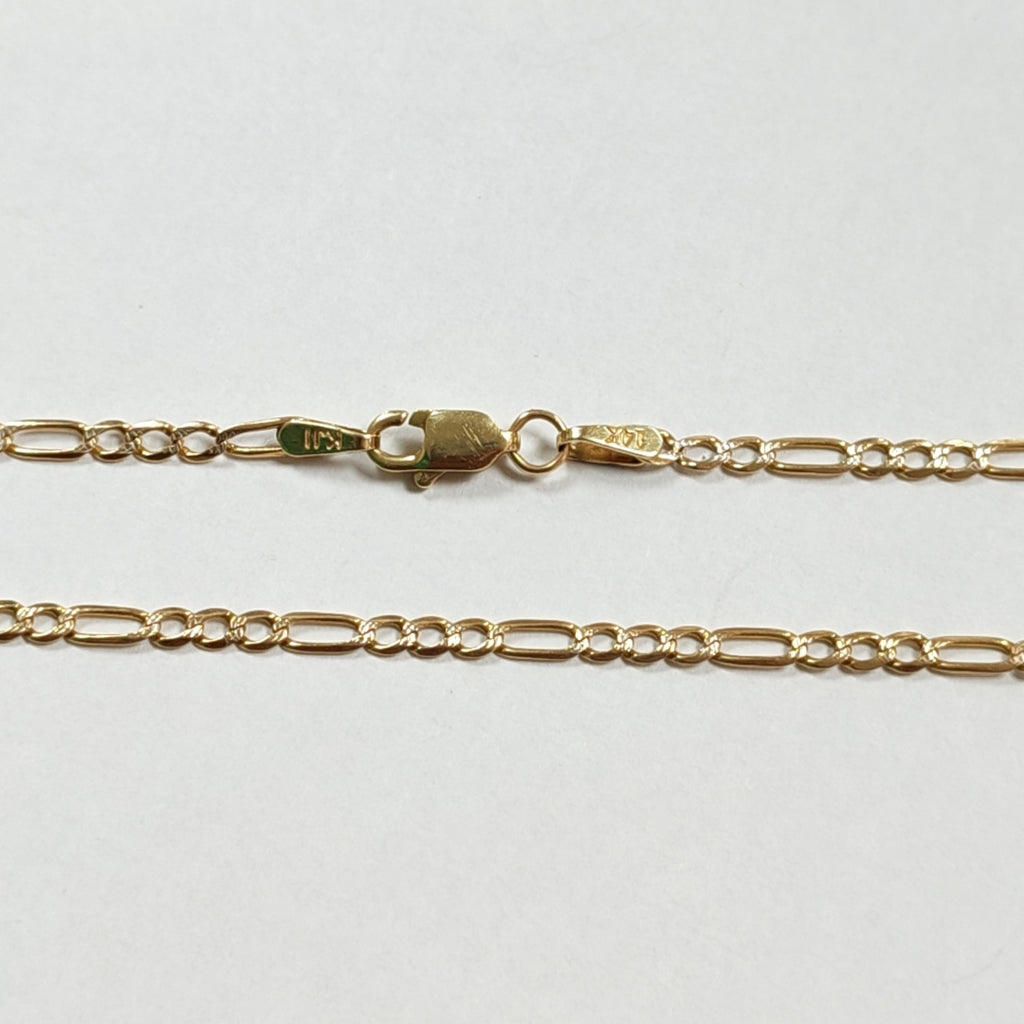CADENA ORO, RODIADO 14 K 3.3 GRMS (SEMINUEVO)