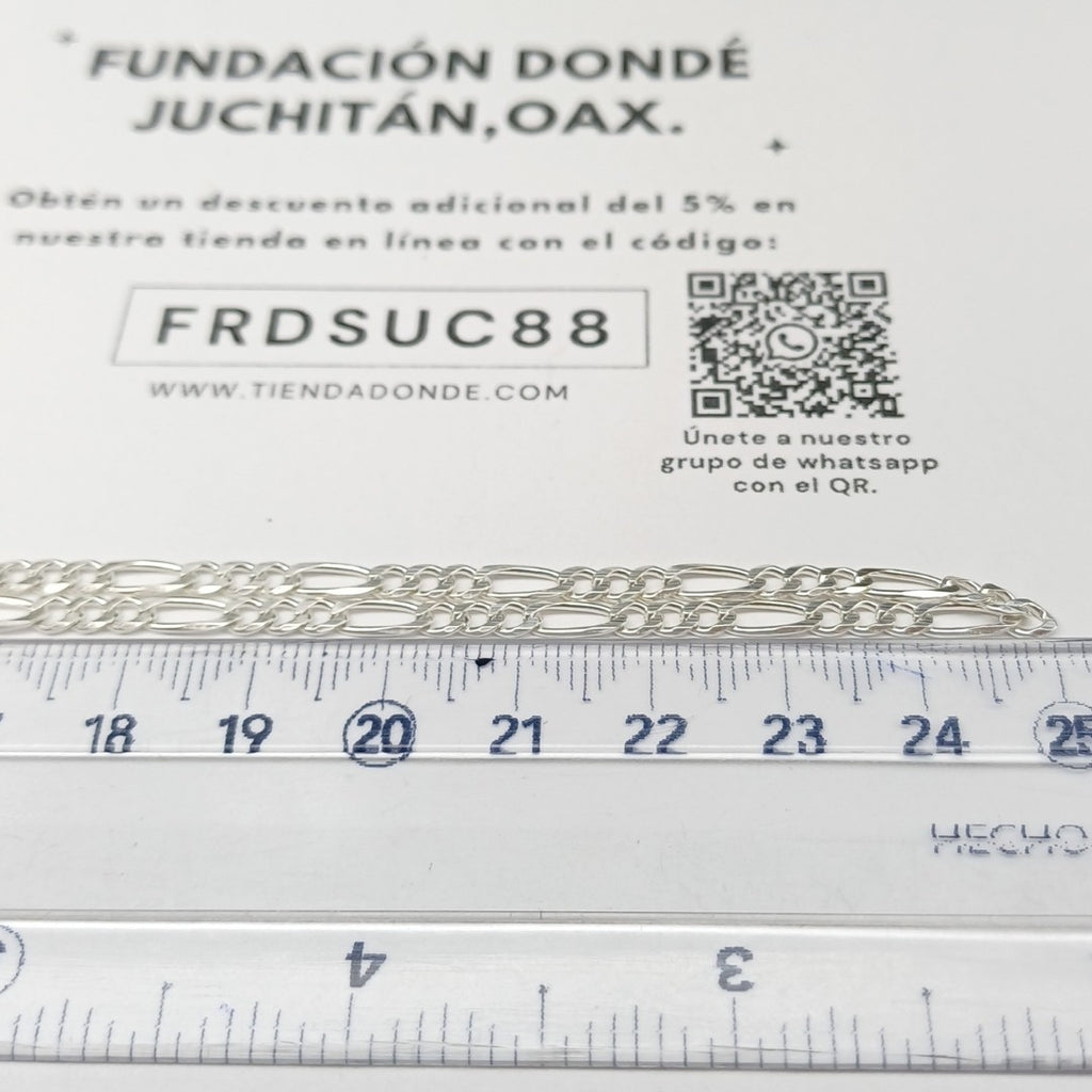 CADENA 3X1 PLATA .925 50 CM 6.92 GR (NUEVO)