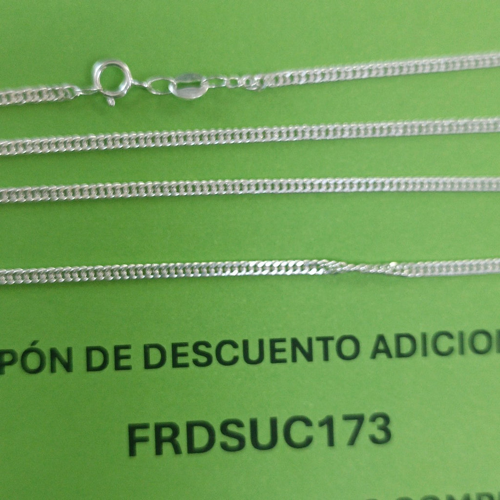 CADENA BARBADA PLATA .925 60 CM 5.02 GR (NUEVO)