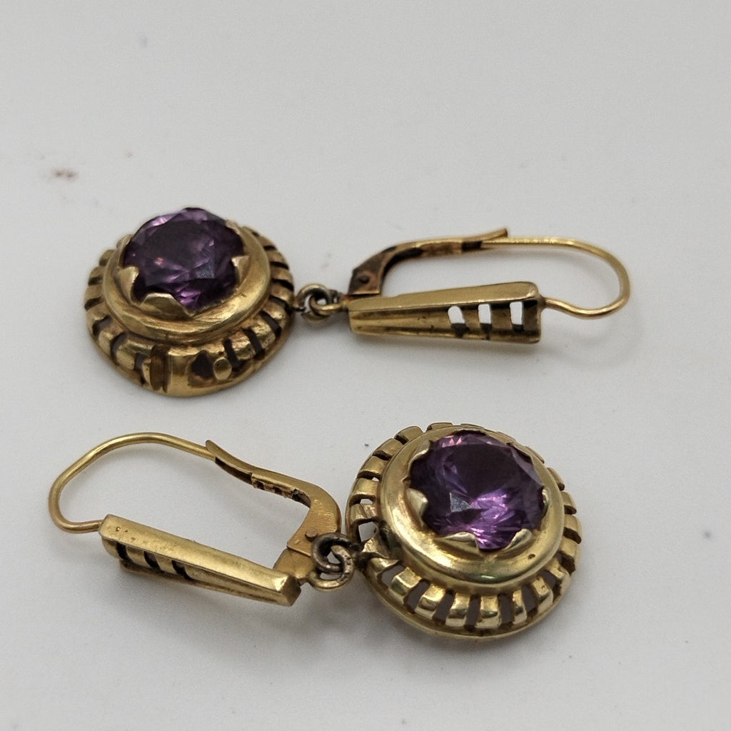 ARETES PAR ORO 14 K 4,80 GRMS (SEMINUEVO)