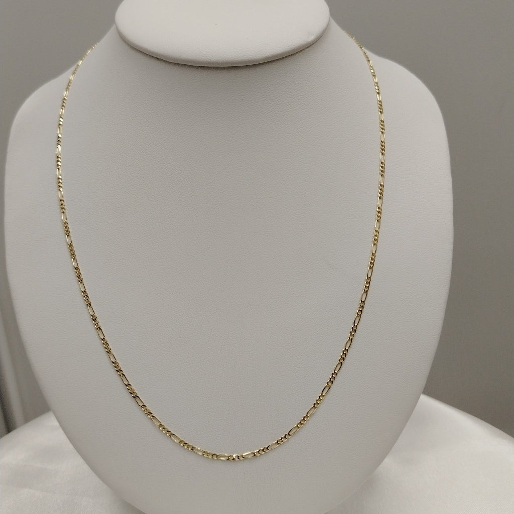 CADENAS TEJIDO 3X1 ORO 10K 55 CM 3.2 GR (NUEVO)