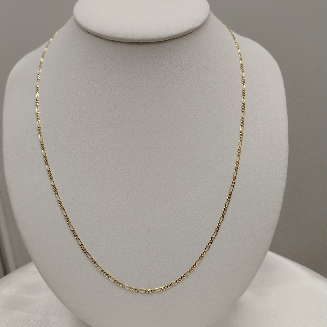 CADENAS TEJIDO 3X1 ORO 10K 55 CM 3.2 GR (NUEVO)