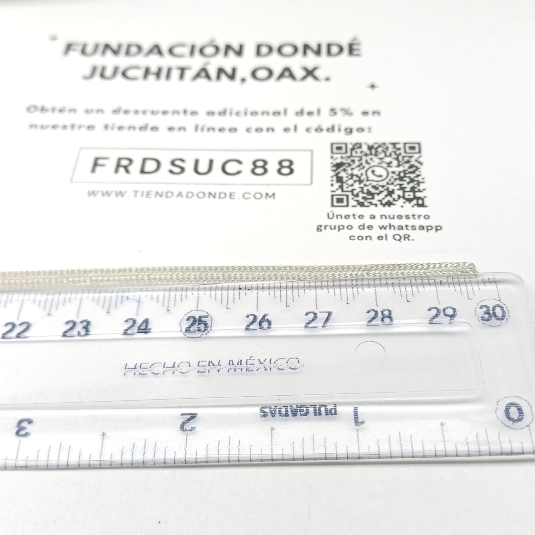 CADENA BARBADA PLATA .925 60 CM 5.02 GR (NUEVO)