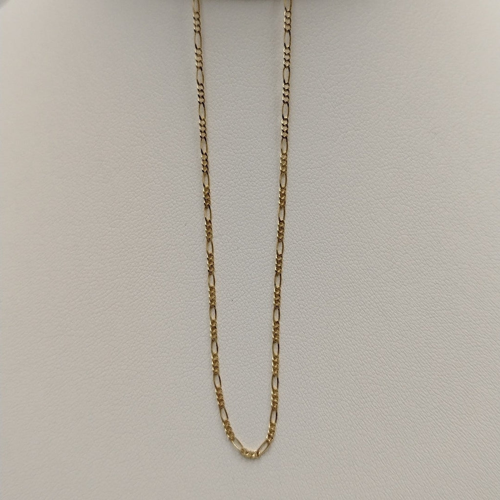 CADENAS TEJIDO 3X1 ORO 14K 55 CM 2.7 GR (NUEVO)