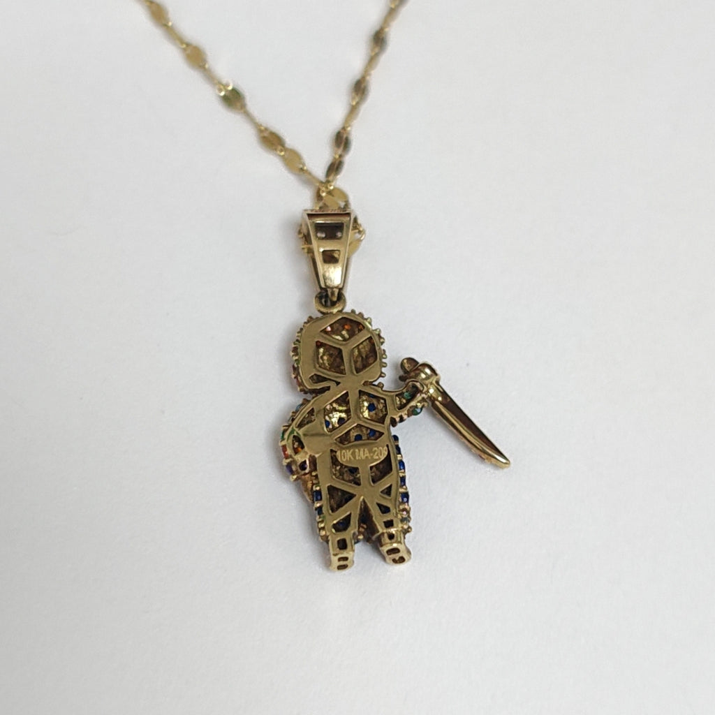 CADENA, DIJE ORO 10 K 3 GRMS (SEMINUEVO)