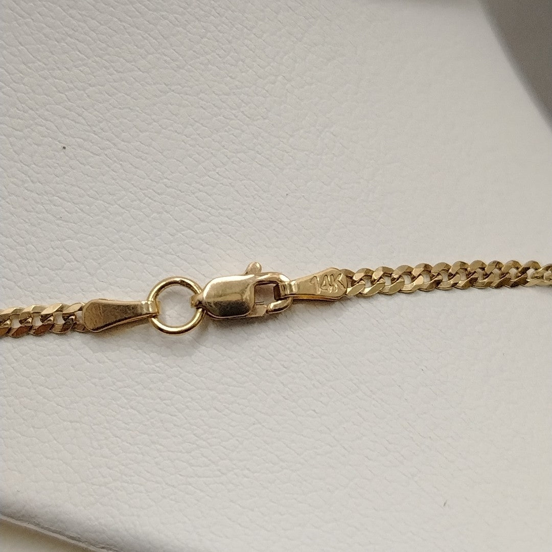CADENA BARBADO 5.51GR 50 CM 14K (NUEVO)