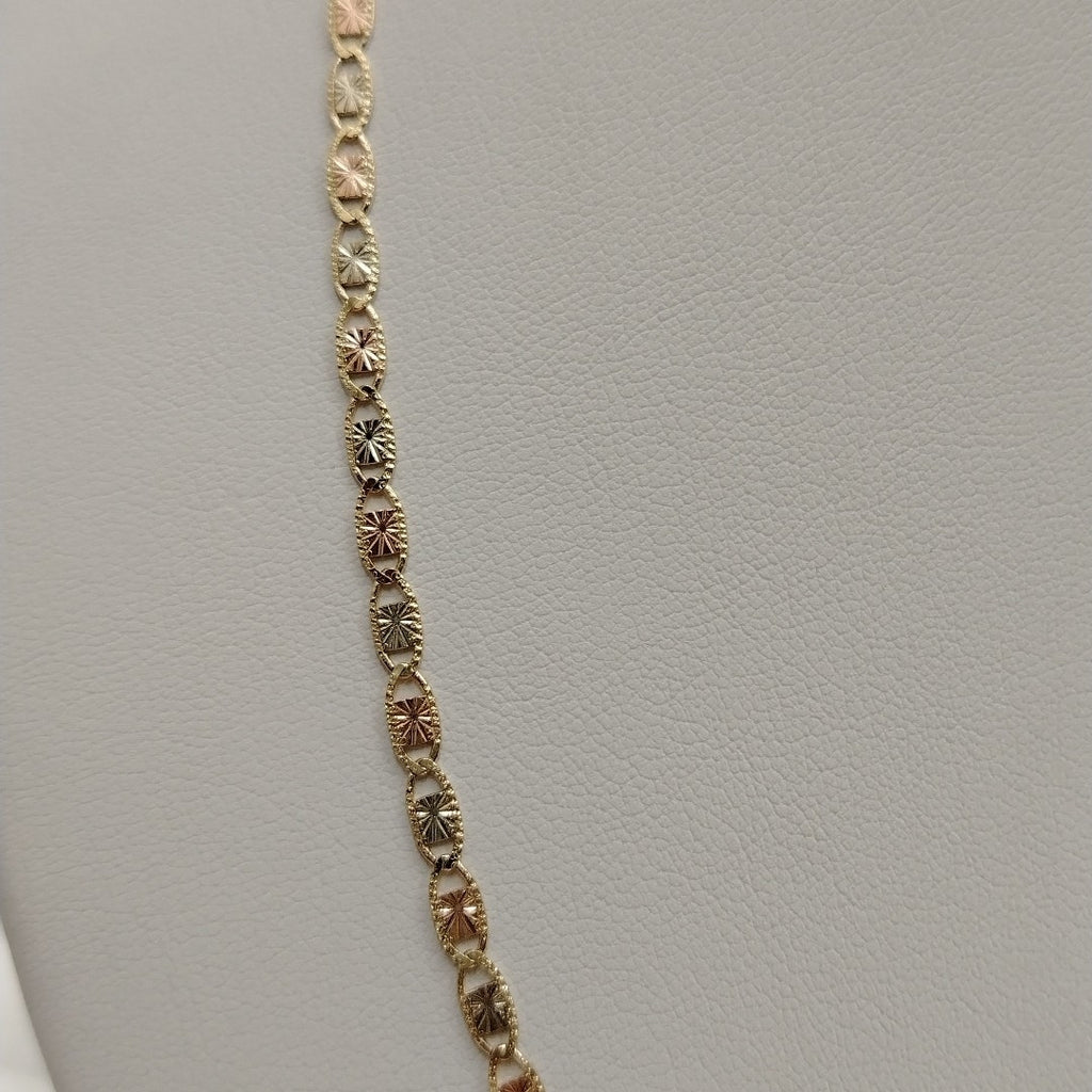 CADENAS TEJIDO GUCHI ORO 10K 55 CM 6.8 GR (NUEVO)