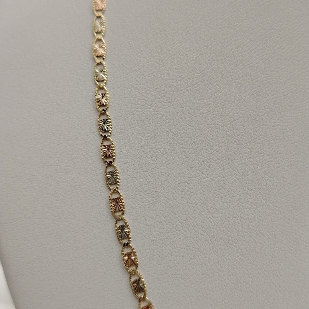 CADENAS TEJIDO GUCHI ORO 10K 55 CM 6.8 GR (NUEVO)