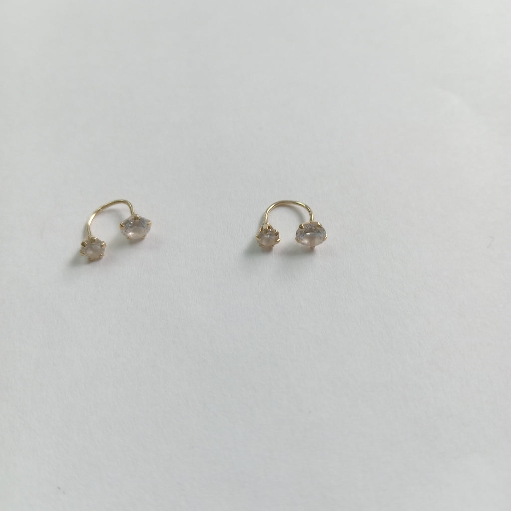 BROQUELES PAR ORO 10 K 0.5 GRMS (SEMINUEVO)