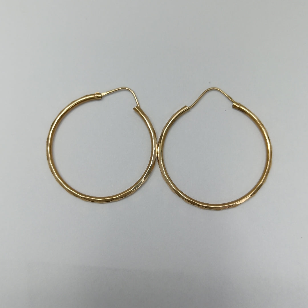ARRACADAS PAR ORO 14 K 2.2 GRMS (SEMINUEVO)