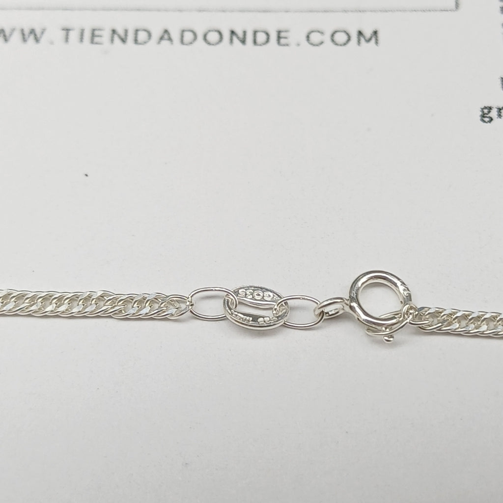 CADENA BARBADA PLATA .925 60 CM 4.82 GR (NUEVO)