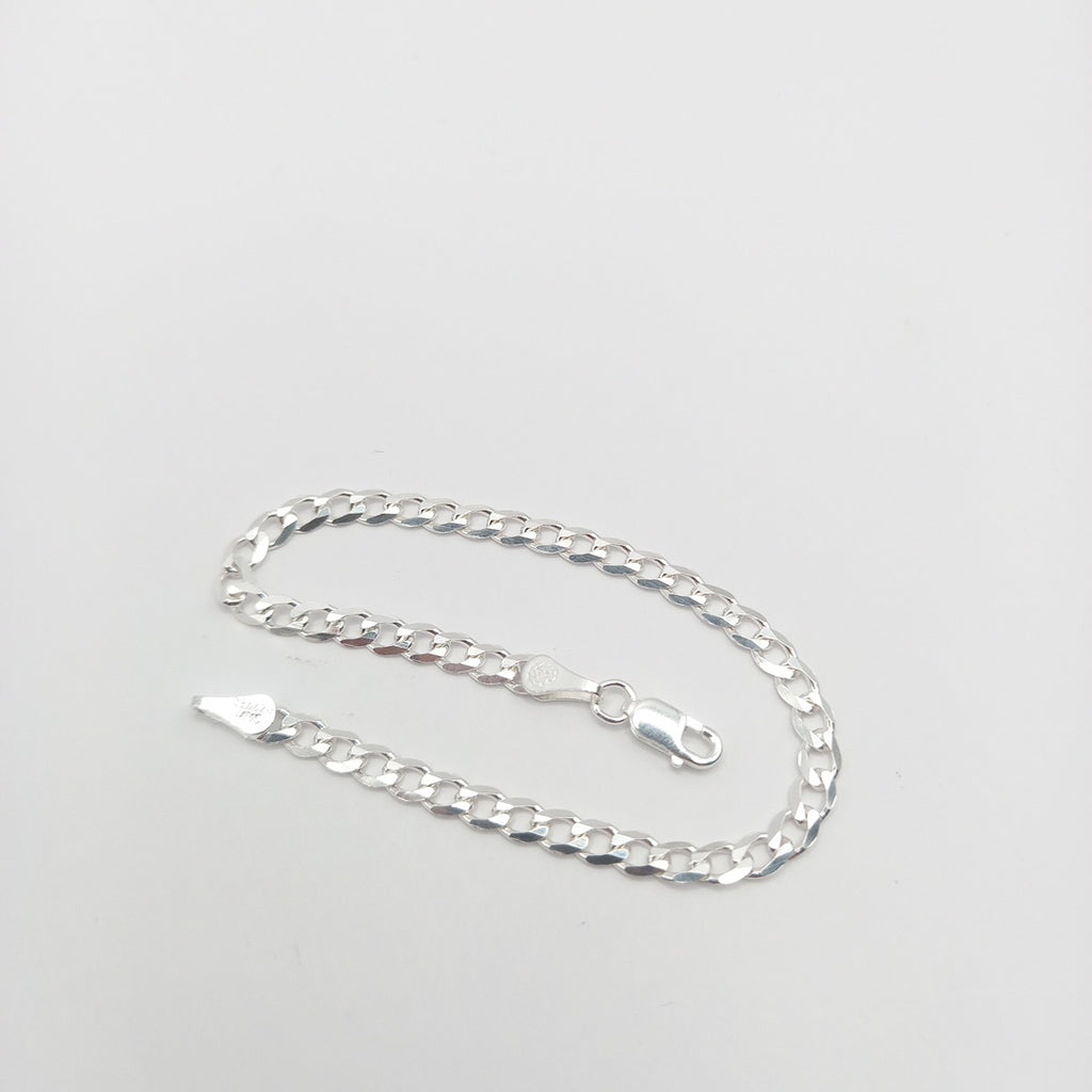 PULSERA BARBADA PLATA .925 18 CM 3.93 GR (NUEVO)