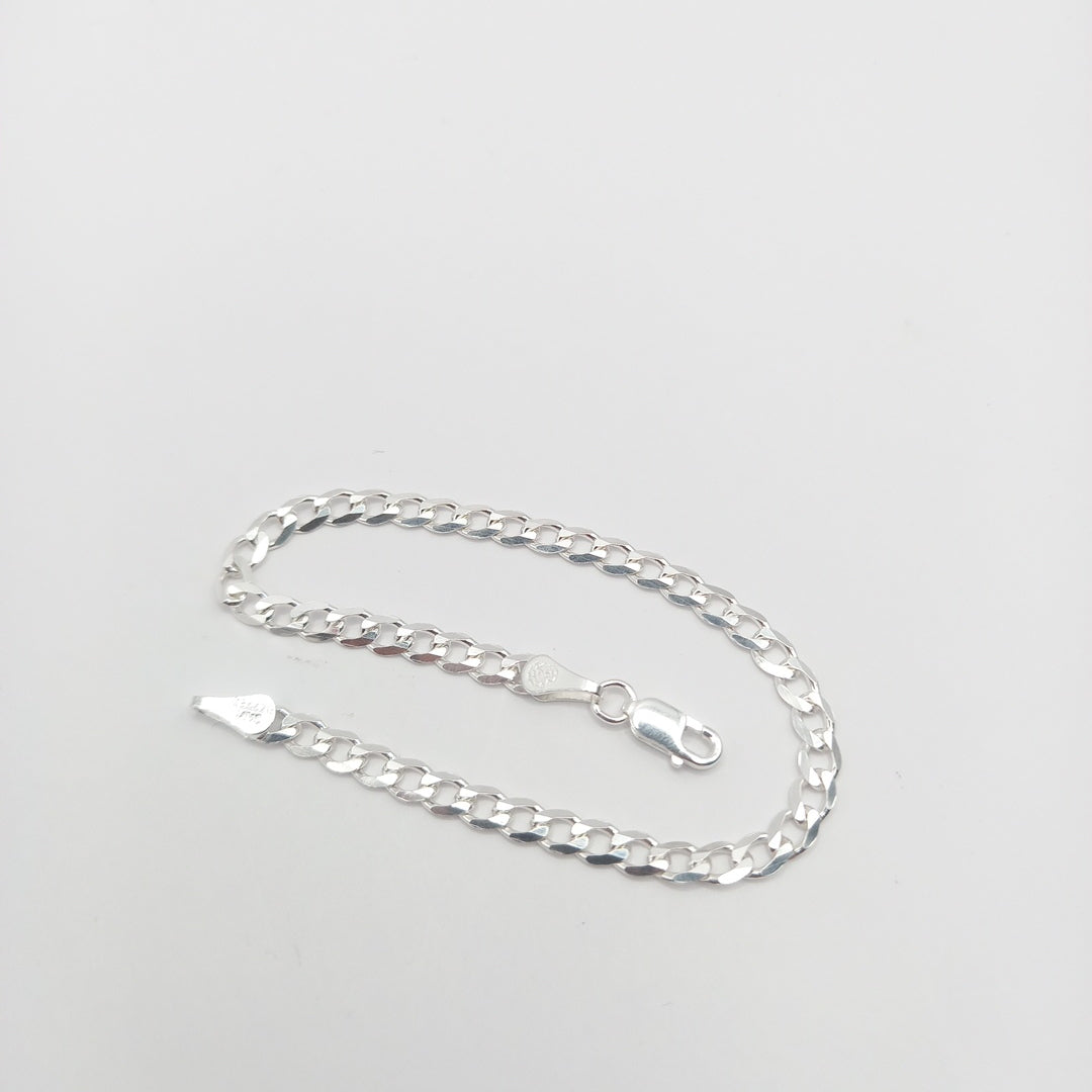 PULSERA BARBADA PLATA .925 18 CM 3.93 GR (NUEVO)