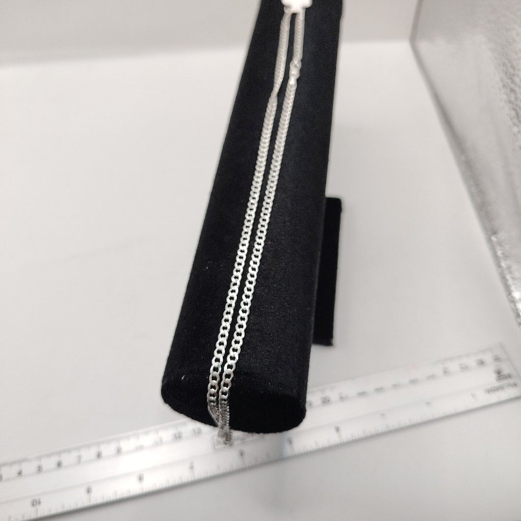 CADENA BARBADA PLATA .925 50 CM 7.92 GR (NUEVO)