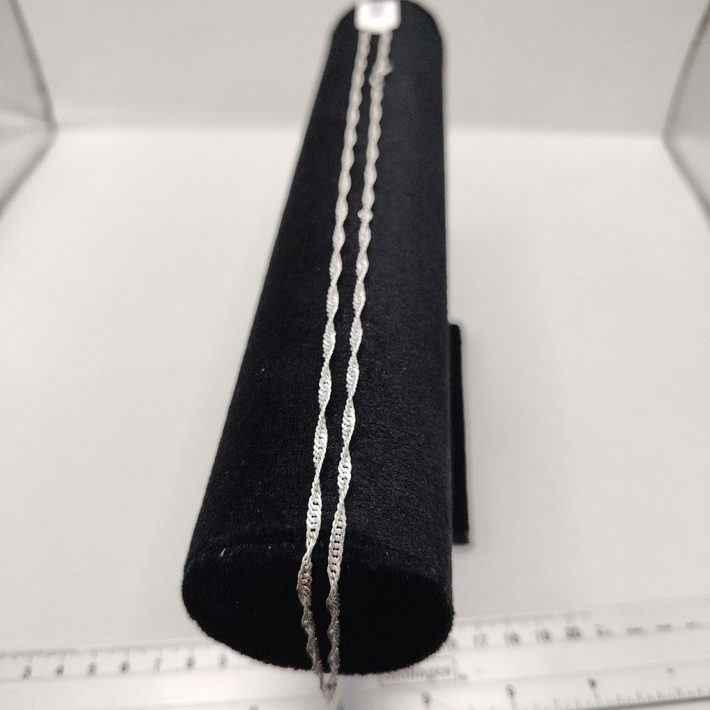 CADENA MEDIO TZL PLATA .925 55 CM 4.22 GR (NUEVO)