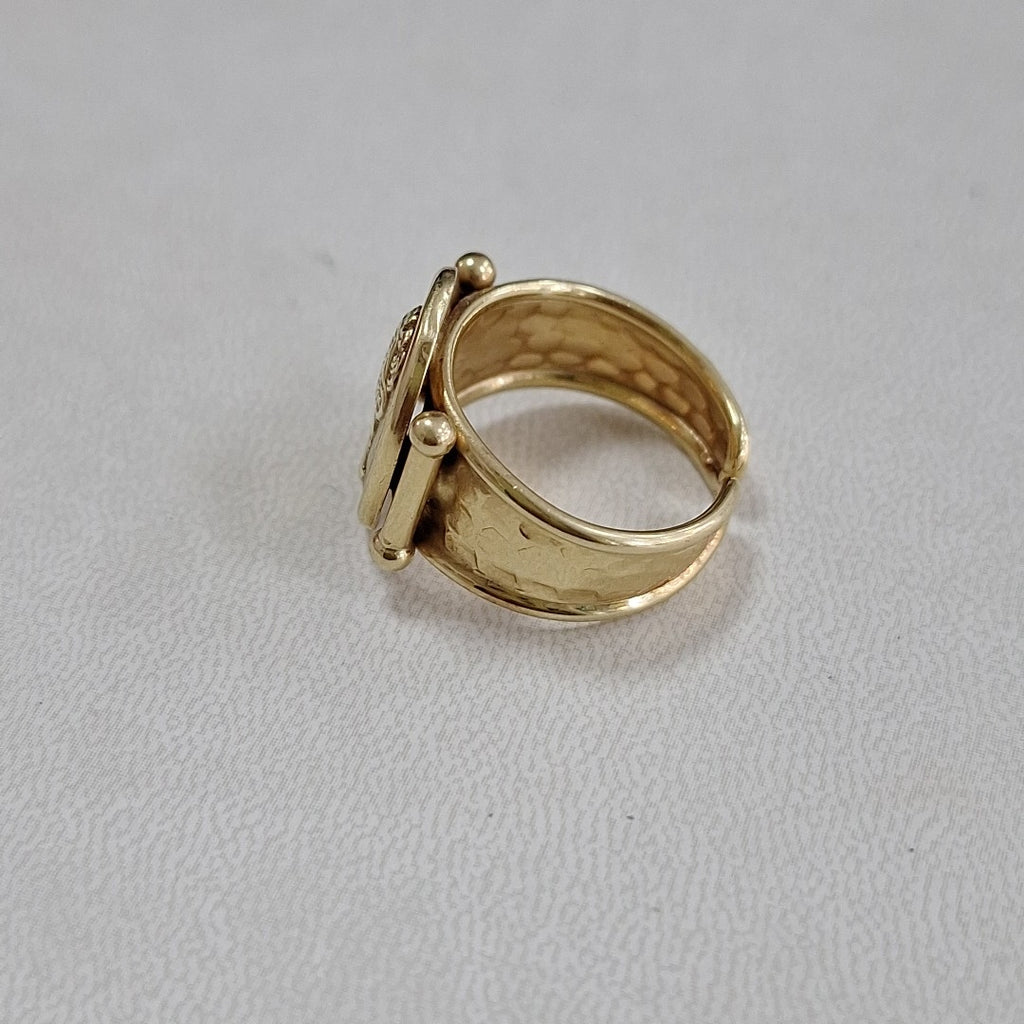 ANILLO ORO 14 K 4.3 GRMS (SEMINUEVO)