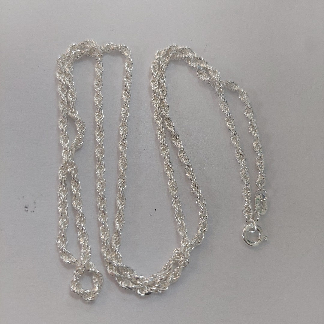 CADENA TORZAL PLATA .925 60 CM 10.52 GR (NUEVO)