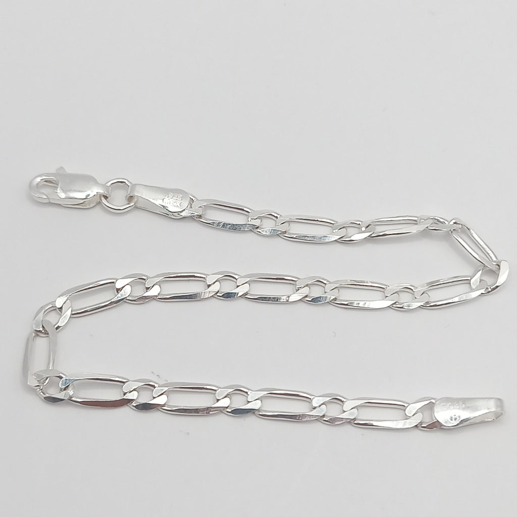 PULSERA TEJIDO 1X1 PLATA .925 18 CM 3.5 GR (NUEVO)
