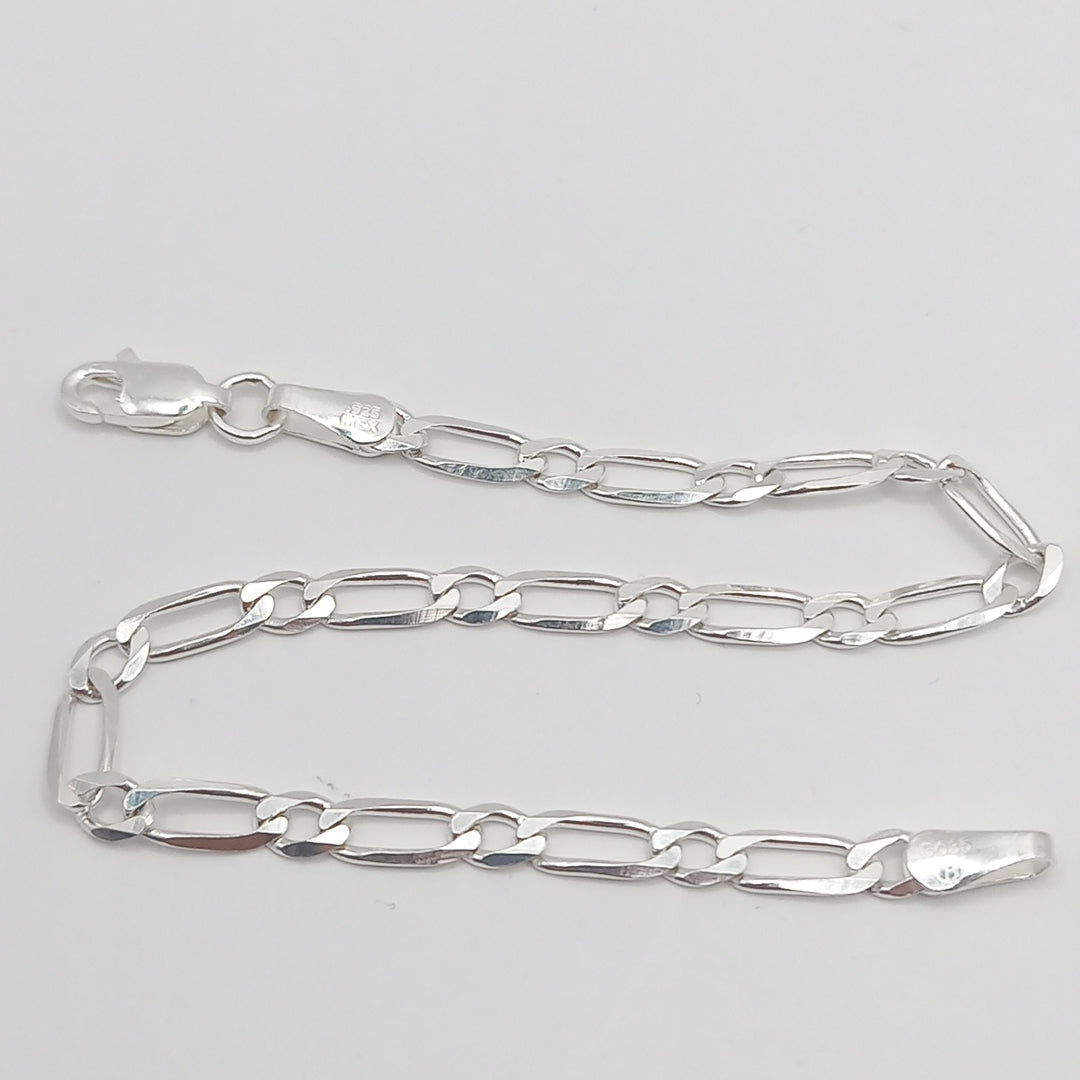PULSERA TEJIDO 1X1 PLATA .925 18 CM 3.5 GR (NUEVO)