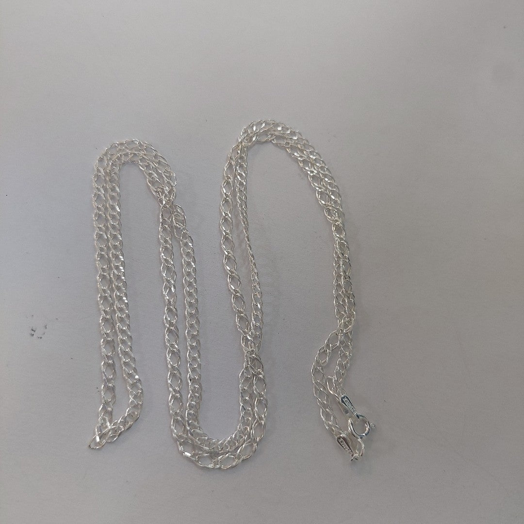 CADENA DOBLE ESLABON PLATA .925 60 CM 4.13 GR (NUEVO)