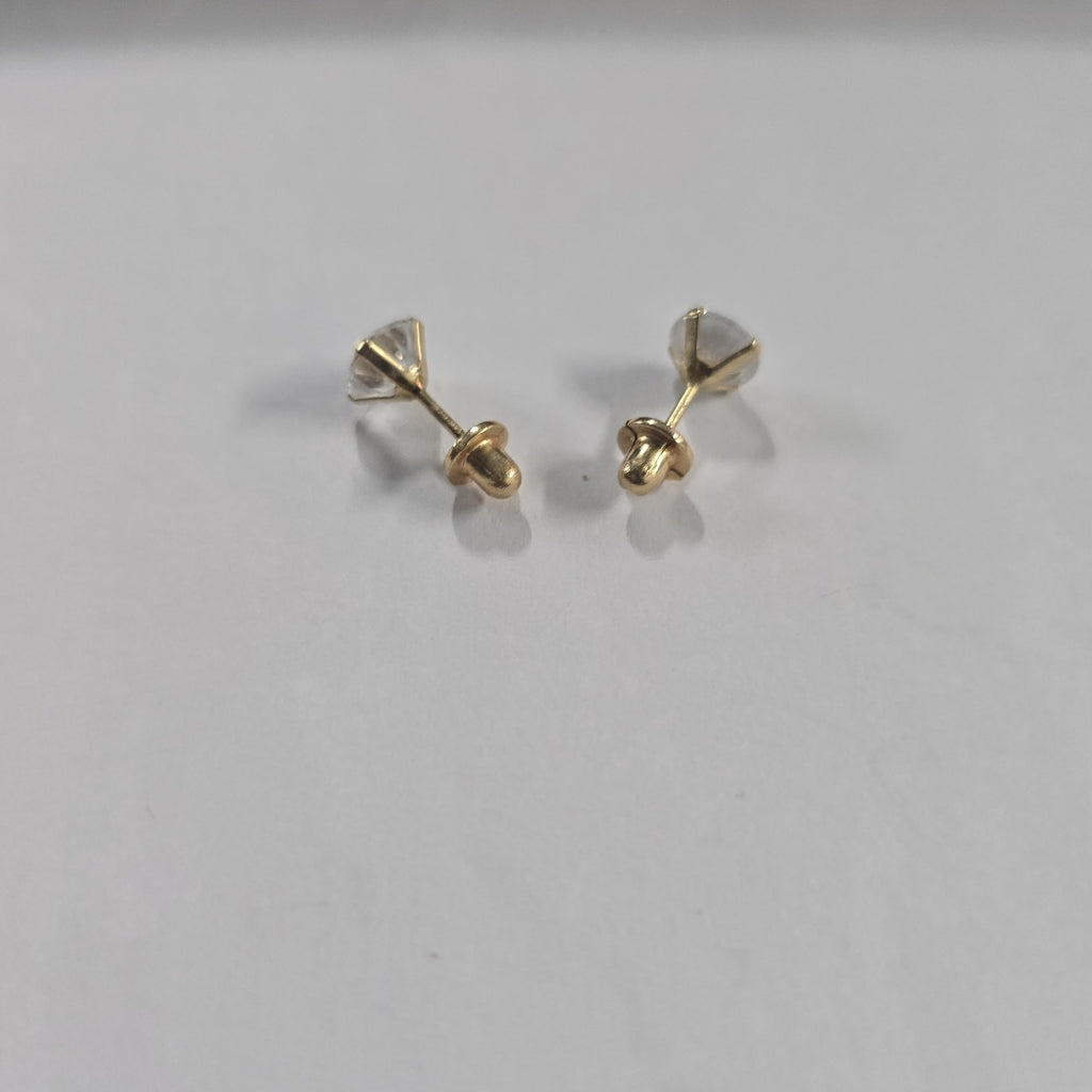 ARETES PAR ORO 14 K 1 GRMS (SEMINUEVO)