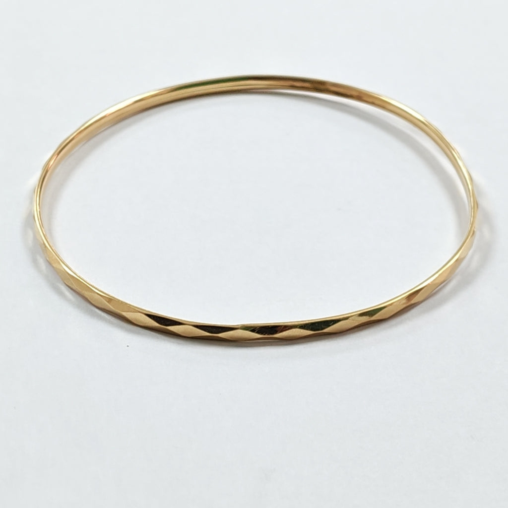 PULSERA RIGIDA ORO 14 K 4.5 GRMS (SEMINUEVO)