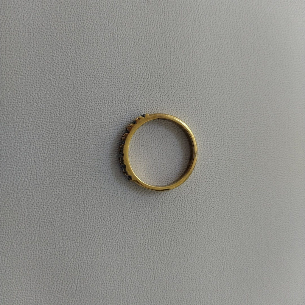 ANILLO, MEDIA CHURUMBELA ORO 14 K 3 GRMS (SEMINUEVO)