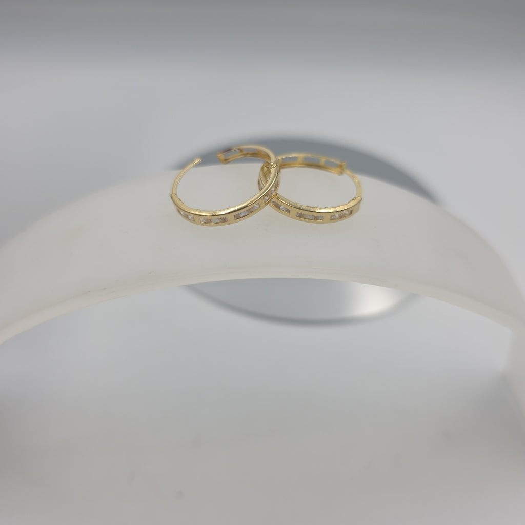 ARRACADAS PAR ORO 10 K 1.9 GRMS (SEMINUEVO)